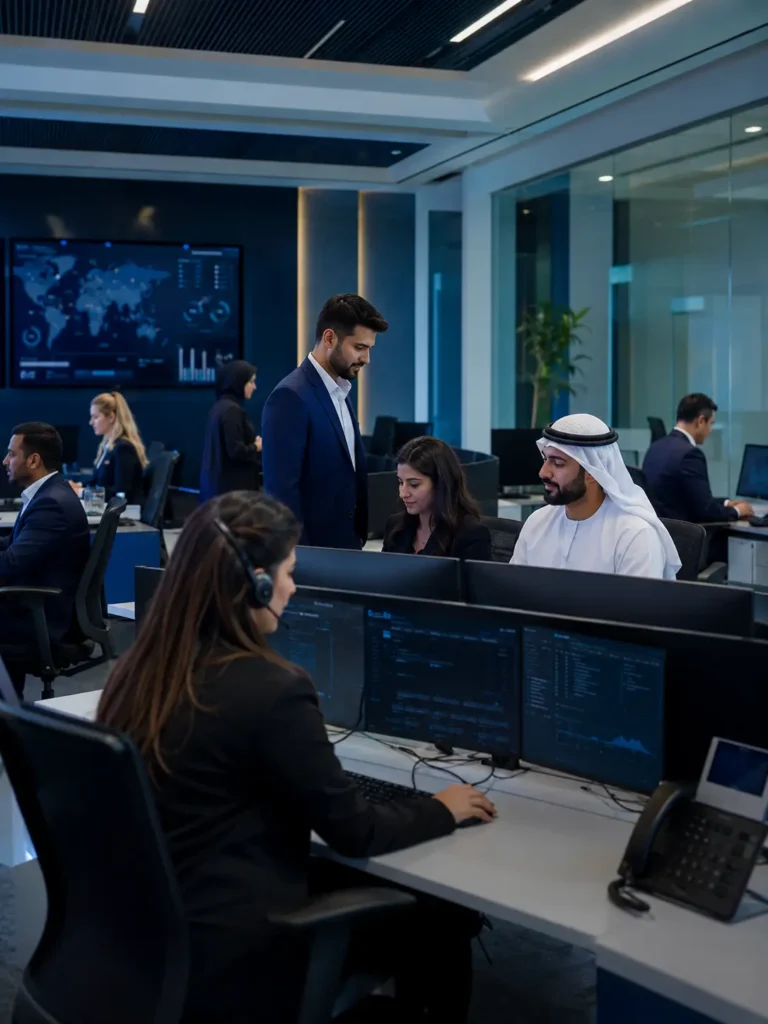Modern Gulf operations center supporting scalable business services