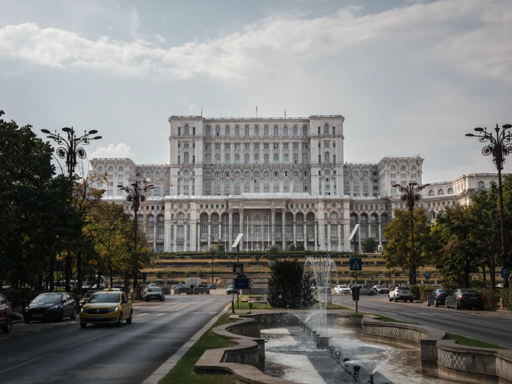 The Palace of the Parliament in Bucharest