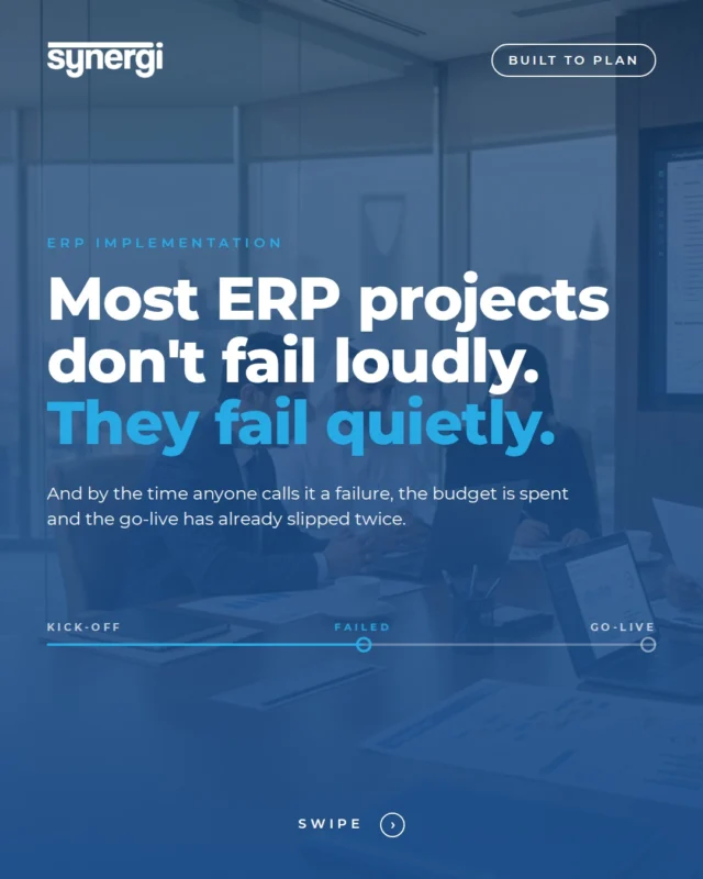 How do you know an ERP project is failing if nobody says so? You look for the signs. Milestones quietly re-baselined. A steering committee…